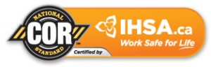 Ashland Construction Group Ltd. is COR certified by Infrastructure Health & Safety Association - certification badge